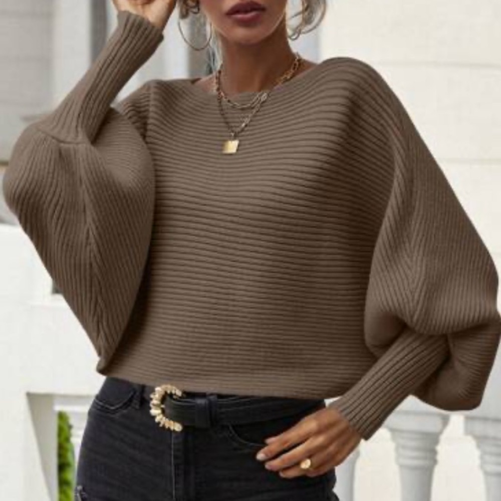 Brown ❤️Camel Color ❤️Women's Sweater❤️❤️❤️❤️❤️❤️